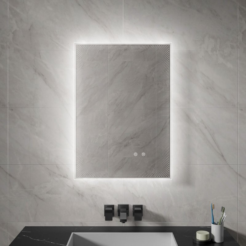 DP528-F Frameless LED Bathroom Mirror